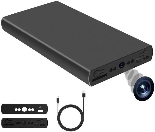 Main image of Hidden Camera Nanny cam 1080P HD Portable Video Camera with Motion Detection & Night Vision, No WiFi, Loop Recording Mini Camera for Home Office Outdoor (No Audio)