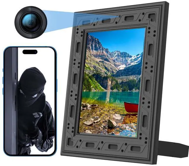 Main image of Hidden Camera Picture Frame - Spy Camera - WiFi HD 1080P - Offline PIR Motion Detection Video Record Video-only Night Vision - 365 Days Standby Nanny Cam