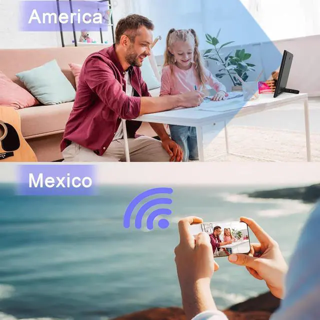 Alt view image 7 of 7 - Hidden Camera Picture Frame - Spy Camera - WiFi HD 1080P - Offline PIR Motion Detection Video Record Video-only Night Vision - 365 Days Standby Nanny Cam