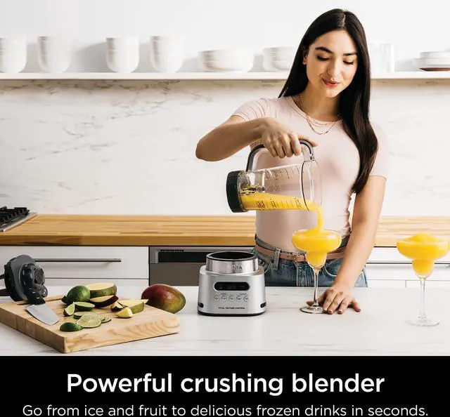 Alt view image 3 of 7 - SS151 TWISTi Blender DUO, High-Speed 1600 WP Smoothie Maker & Nutrient Extractor* 5 Functions Smoothie, Spreads & More, smartTORQUE, 34-oz. Pitcher & (2) To-Go Cups, Gray