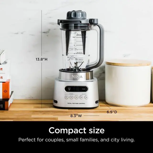 Alt view image 7 of 7 - SS151 TWISTi Blender DUO, High-Speed 1600 WP Smoothie Maker & Nutrient Extractor* 5 Functions Smoothie, Spreads & More, smartTORQUE, 34-oz. Pitcher & (2) To-Go Cups, Gray