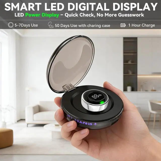 Alt view image 6 of 7 - Smart Ring for Women Men,Fitness Tracker Ring,Heart Rate,Blood Oxygen,Step Tracker,Sleep Tracker,Meditation Assistance,No Subscription Fee,IP68 Waterproof,2026 New mother s day gifts for mom(Silver 8)