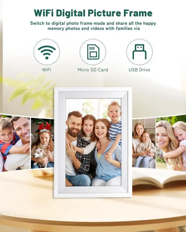 Alt view image 5 of 7 - Digital Wall Calendar with Touchscreen, 10 inch Smart Calendar, Electronic Calendar for Family, WiFi Family digital calendar Chore Chart, Wall Planner, WiFi Digital Picture Frame
