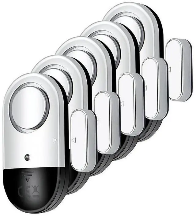 Main image of 120 DB Loud Door and Window Open Alarm Sensor 5 Pack for Kids, Dementia Patients Safety, Wireless Security Alarms Keep Your Home, Pool, Cabinet, Business Safe