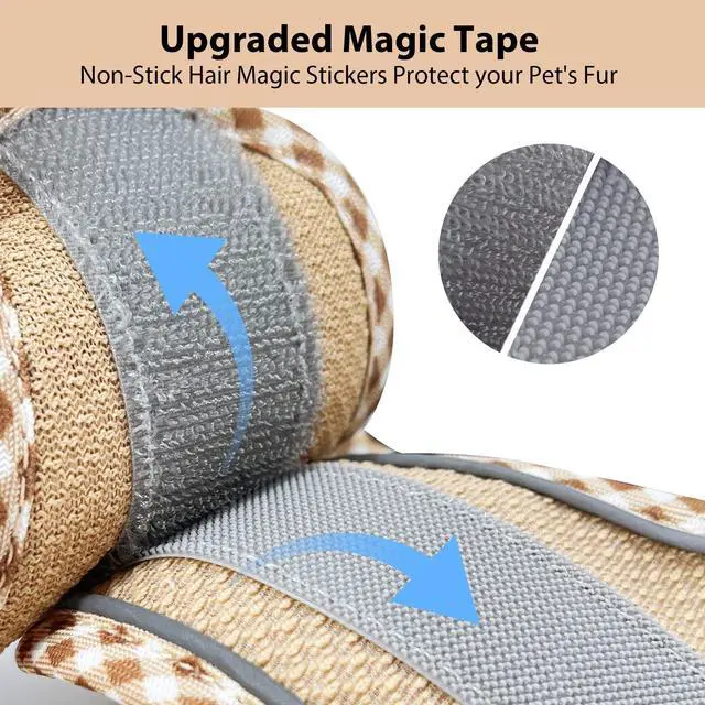 Alt view image 3 of 7 - Tiny Dog Harness - Lightweight Mesh Step-in Vest for Puppy, Reflective & Escape-Proof Design with High-Stick Magic Tape - Indoor/Outdoor Use for Chihuahua, Maltese, Shih Tzu(Brown-Beige, XXXS)