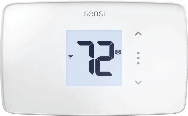 Main image of Lite Smart Thermostat, Programmable, WiFi, Easy DIY, Works With Alexa, ENERGY STAR Certified, ST25W, Most Systems C-Wire Not Required, C-Wire needed with Heat/Cool Only & Heat Pump System -White
