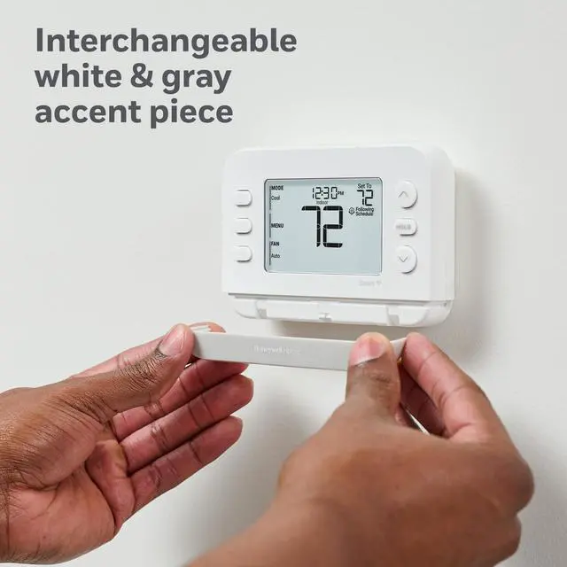 Alt view image 2 of 6 - Smart Thermostat, Conventional/Heat Pump Compatibility, WiFi Thermostat for Home, X2S, White