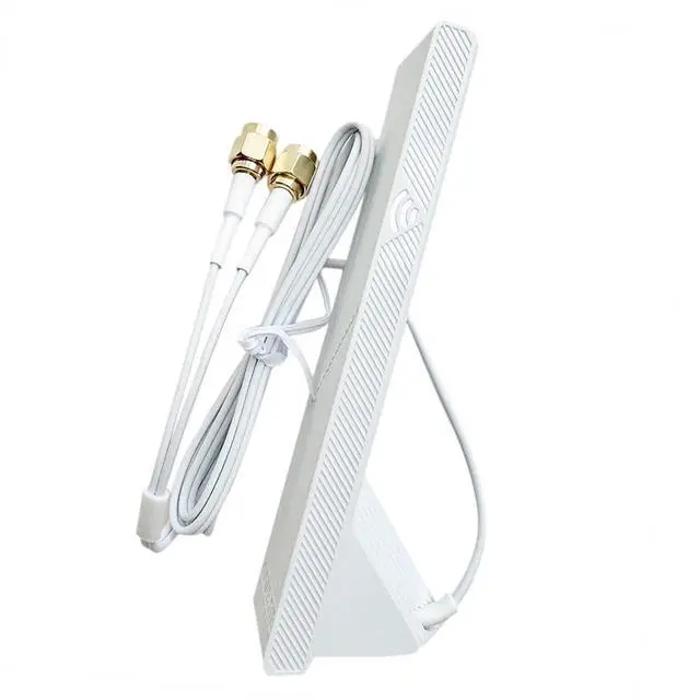 Main image of WiFi 6e WiFi 7 Antenna 2T2R Wi-Fi WLAN Antenna Magnetic Base Dual Dual Wireless PC Desktop WiFi Antennas for Gigabyte Z790 X670 B650/AORUS X TR50X Series Motherboard Wifi7 (White)
