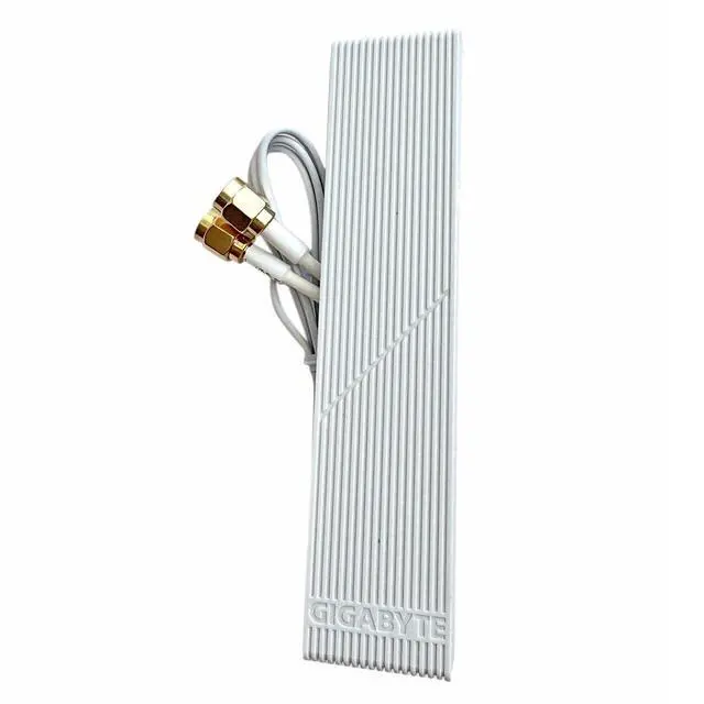 Alt view image 5 of 5 - WiFi 6e WiFi 7 Antenna 2T2R Wi-Fi WLAN Antenna Magnetic Base Dual Dual Wireless PC Desktop WiFi Antennas for Gigabyte Z790 X670 B650/AORUS X TR50X Series Motherboard Wifi7 (White)