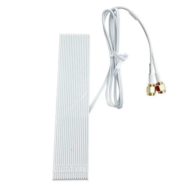 Alt view image 3 of 5 - WiFi 6e WiFi 7 Antenna 2T2R Wi-Fi WLAN Antenna Magnetic Base Dual Dual Wireless PC Desktop WiFi Antennas for Gigabyte Z790 X670 B650/AORUS X TR50X Series Motherboard Wifi7 (White)