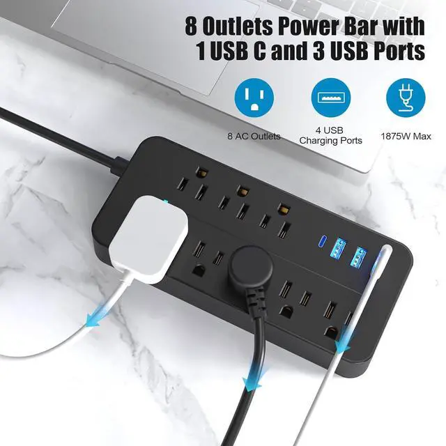 Alt view image 4 of 7 - USB Charging Station harger Station Hub, USB Wall Charger has Fast Charging auto-Detection Technology Safety Guarantee for Cell Phones, Tablets, laptops and Other Electronic Products