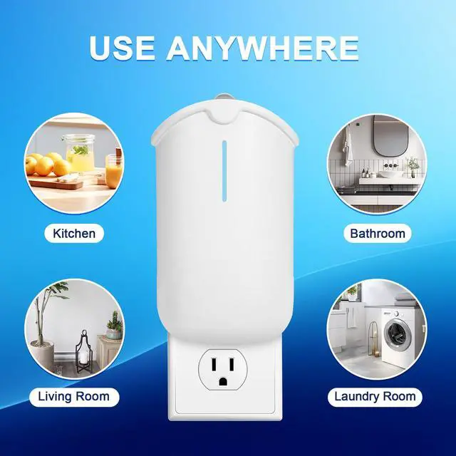 Alt view image 6 of 7 - 2 Flying Insect Traps & 2 Cartridges - Compatible with Refill - Plug in Fruit Fly Trap for Indoor - Bug Catcher for Gnats, House & Fruit Flies - Use in Any Room (2 Device & 2 Cartridges)