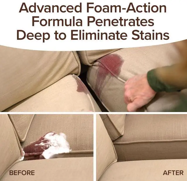 Alt view image 5 of 7 - Bull Shot Carpet Spot & Stain Remover, AS SEEN ON TV, Made In USA, Just Point & Spray, Stain-Lifting Foam-Action, Coffee, Soda, Wine, Grease, New & Old Stains & More