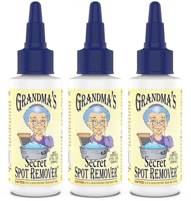 Main image of Spot Remover Laundry Spray - Chlorine, Bleach and Toxin-Free Fabric Stain Remover for Clothes - Removes Oil, Paint, Blood and Pet Stains - 2 Oz, 3 Pack