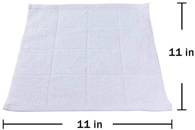 Alt view image 5 of 7 - Dishcloths Kitchen Highly Absorbent Dish Rags 100% Cotton Dish Cloths for Washing Dishes, Cleaning (11 x 11 Inches, 12 pcs, White)