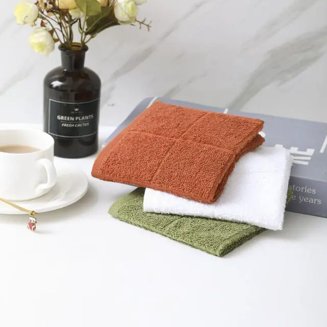 Alt view image 6 of 7 - Dishcloths Kitchen Highly Absorbent Dish Rags 100% Cotton Dish Cloths for Washing Dishes, Cleaning (11 x 11 Inches, 12 pcs, White)