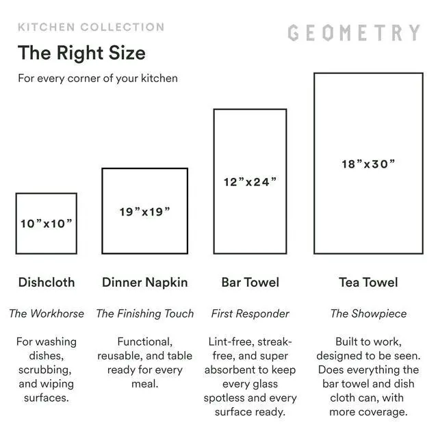 Alt view image 7 of 7 - Tea Towels Spring & Summer Collection Quick-Dry, Ultra-Absorbent, Reusable Microfiber Kitchen Towels for Drying & Cleaning - Main Squeeze - 2 Pack