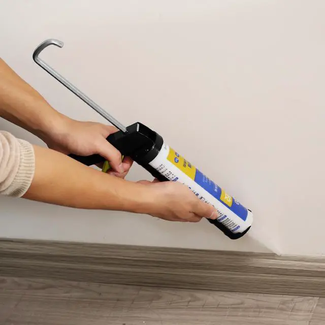 Alt view image 5 of 6 - Caulking Silicone Gun, 10:1 Thrust Ratio, Hand Caulking Guns, No Drip