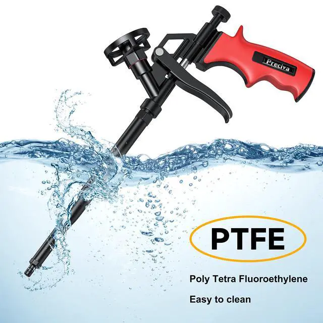 Alt view image 2 of 7 - Foam Gun, Professional Foaming Gun Heavy Duty PU Expanding Foam Gun Caulking Gun Spray Application Applicator for Caulking, Fillingg