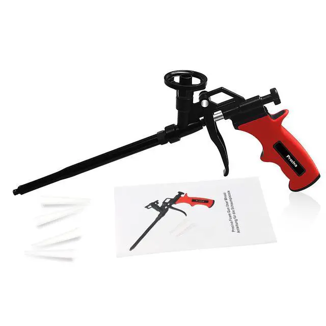 Alt view image 7 of 7 - Foam Gun, Professional Foaming Gun Heavy Duty PU Expanding Foam Gun Caulking Gun Spray Application Applicator for Caulking, Fillingg