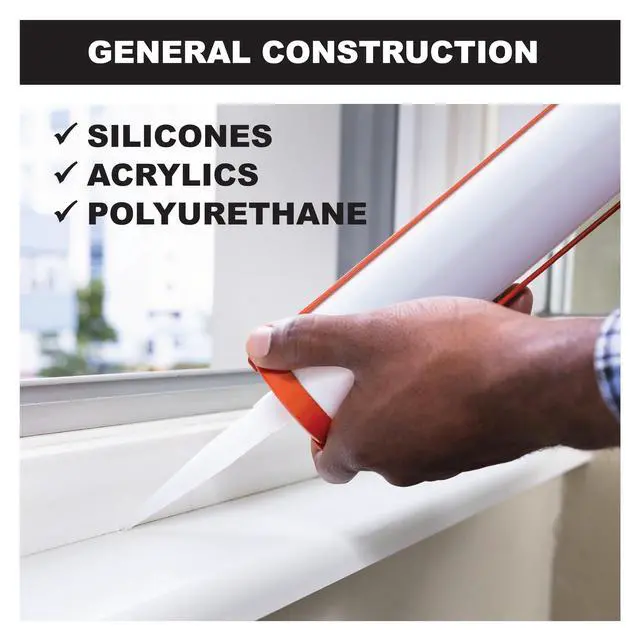 Alt view image 6 of 6 - Engineering Company B1 B-Line Manual Skeleton Cartridge Caulking Gun, No Drip, 1/10 Gallon (10oz), 7:1 Drive