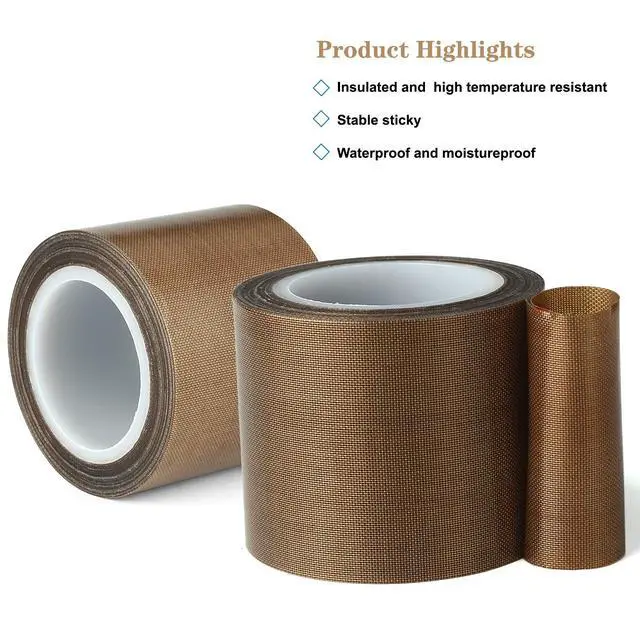 Alt view image 4 of 7 - Teflon Tape PTFE Tape for Vacuum Sealer Machine | High Temperature Tape Suitable for Weston, Seal A Meal, Cabellas Vacuum Sealer(1/2-inch x 33 Feet)