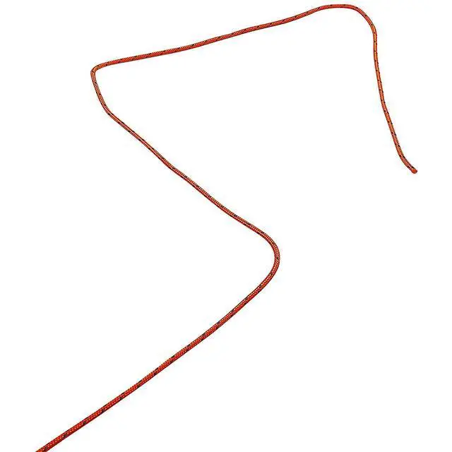 Alt view image 3 of 7 - 1.8mm Fluorescent Reflective Guyline Tent Rope Camping Cord Paracord 65 Feet (Orange, 20m)