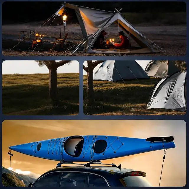Alt view image 4 of 7 - Rope Rollers 6 Pack Paracord Tent Guy Line Adjusters with Reflective Cord | No-Knot Paracord Locks for Camping,Tarps,Awnings,Boat Covers & Outdoor Tie-Downs,Compact Carry Case Included