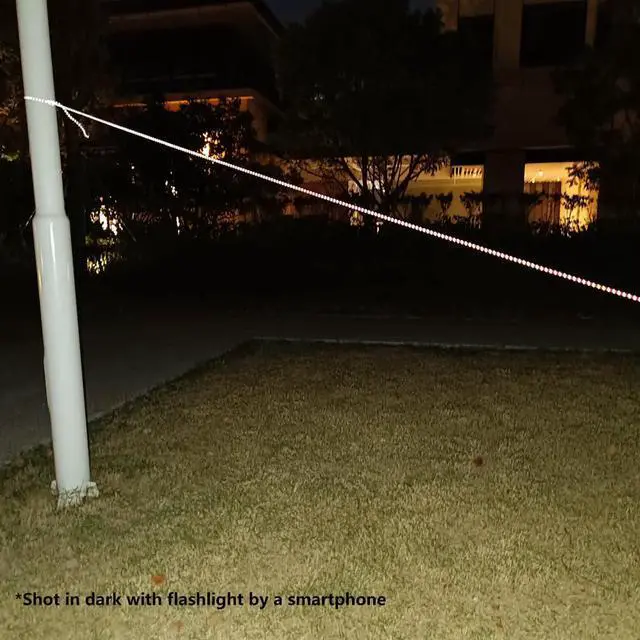 Alt view image 5 of 7 - 2mm Fluorescent Reflective Guyline Camping Paracord, Ultralight Thin Cord Rope for Tarp Rain Fly Tent Camping, 65 Feet -Orange | Ultralight Thin Cord Rope for Tarp Rain Fly Tent Camping