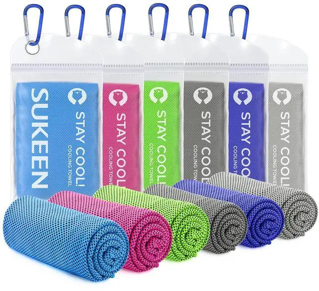 Main image of Cooling Towels(40"x12") for Neck & Head, Soft Breathable Chilly Towel for Yoga, Golf, Gym, Camping, Running, Workout & More Activities