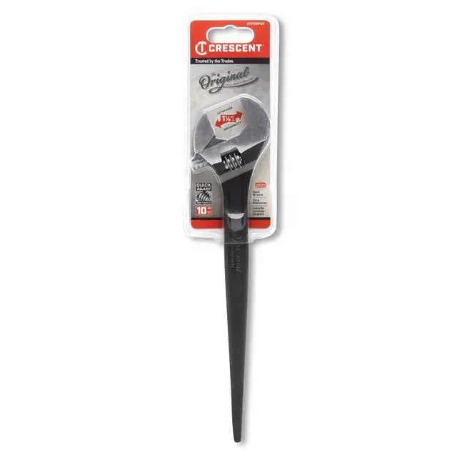Alt view image 7 of 7 - 10" Adjustable Black Oxide Construction Wrench - AT210SPUD