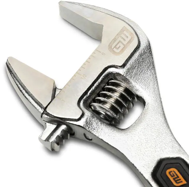 Alt view image 3 of 6 - 8" Chrome Adjustable Wrench | 89752