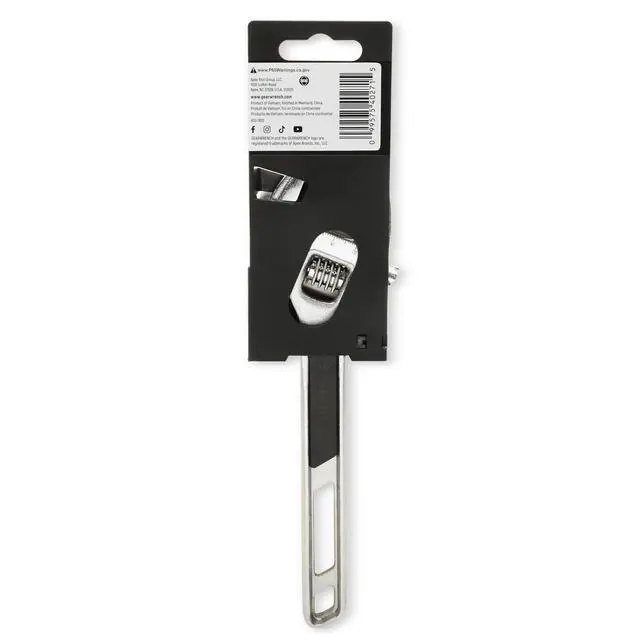 Alt view image 6 of 6 - 8" Chrome Adjustable Wrench | 89752