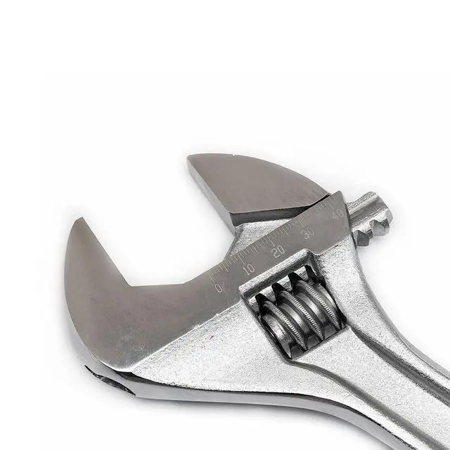 Alt view image 4 of 7 - 12" Adjustable Wrench - Carded - AC212VS, Chrome