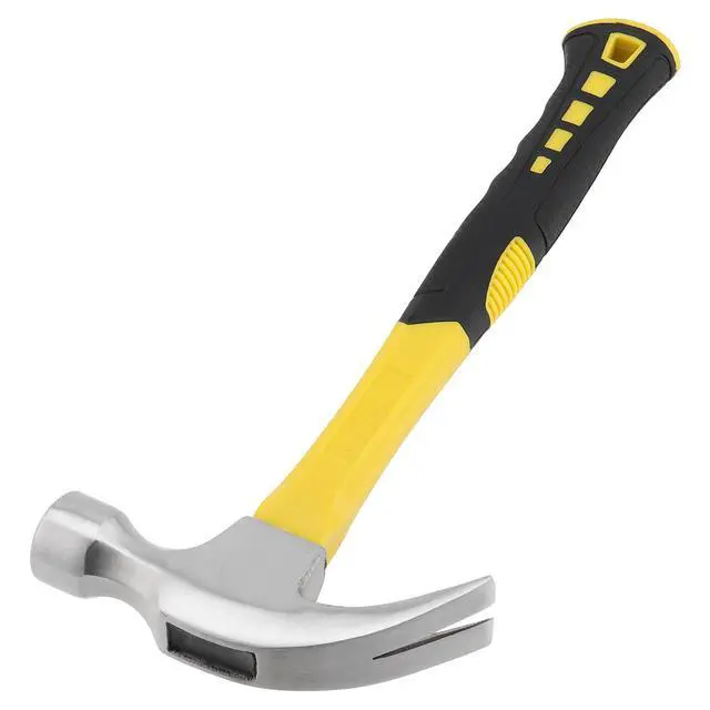 Alt view image 4 of 7 - 2 PCS 24oz Claw Hammer, Forged Steel Nail Hammer with Non Slip Handle, Framing Rip Claw Hammer for Woodworking