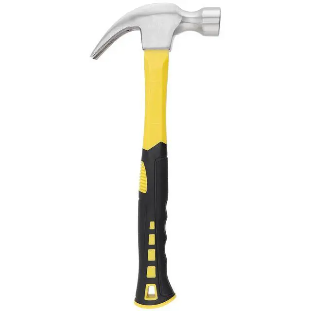 Alt view image 5 of 7 - 2 PCS 24oz Claw Hammer, Forged Steel Nail Hammer with Non Slip Handle, Framing Rip Claw Hammer for Woodworking
