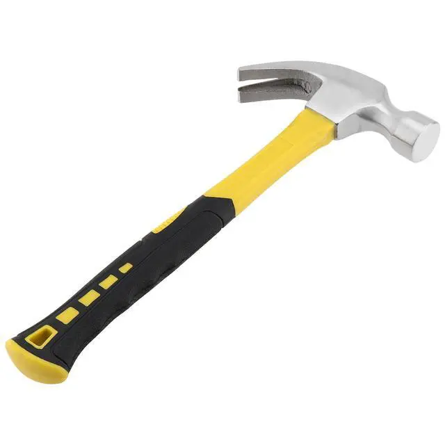 Alt view image 6 of 7 - 2 PCS 24oz Claw Hammer, Forged Steel Nail Hammer with Non Slip Handle, Framing Rip Claw Hammer for Woodworking