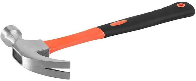 Alt view image 7 of 7 - 3 Pieces Claw Hammers, 20 oz 16 oz 8 oz Hammer Set with Fiberglass Handle & Polished Forged Steel Head for Household Repair