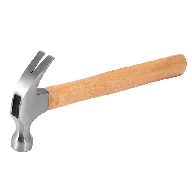 Alt view image 5 of 7 - 4 PCS 16 OZ Claw Hammer, Straight Claw Hammer, Carbon Steel Rip Claw Hammers with Wood Handle for Prying Nails, Woodworking, Repairing