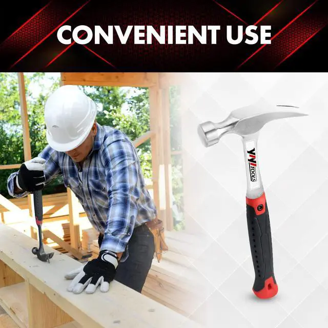 Alt view image 6 of 7 - Claw Hammer forged in one piece- 16OZ