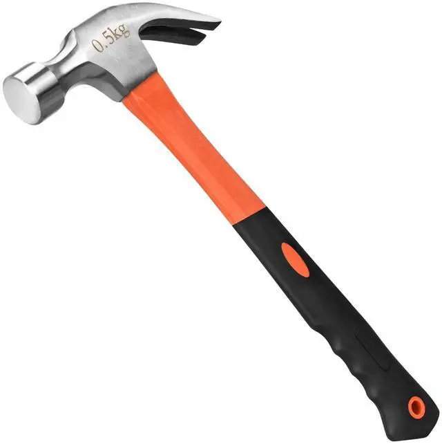 Main image of 16oz Claw Hammer, Fiberglass General Purpose Claw Hammer | with Smooth Face & Non-slip Grip