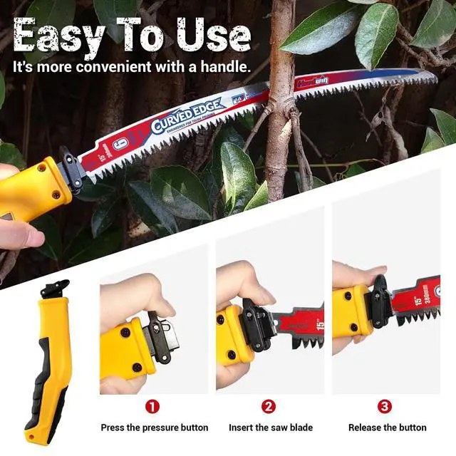 Alt view image 3 of 3 - Universal Reciprocating Saw Handle | Fits All 1/2 Inch Shank Sawzall Blades