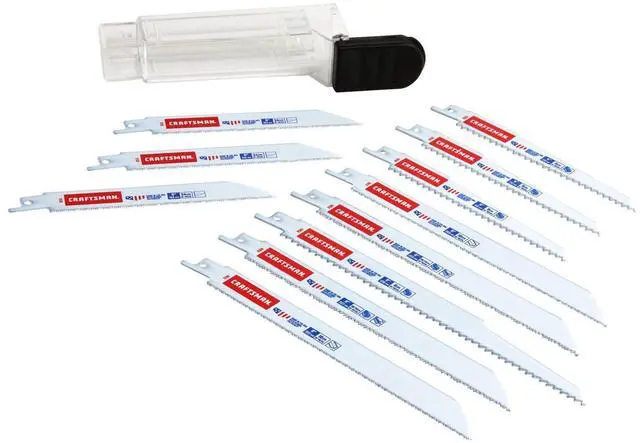 Alt view image 2 of 5 - 11-Piece Reciprocating Saw Blade Kit With Case (2058838)