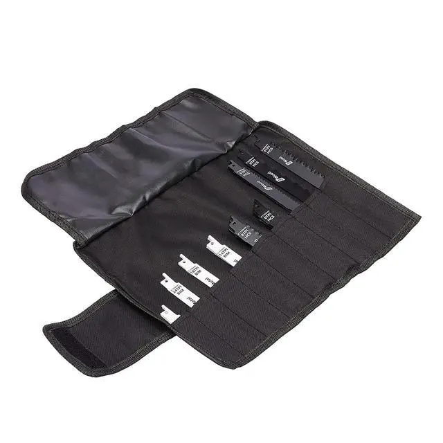 Alt view image 4 of 6 - Chromium Vanadium Steel Reciprocating Saw Blade Set with Organizer Pouch, Compatible For Plastic, 32-Pieces, Black & White