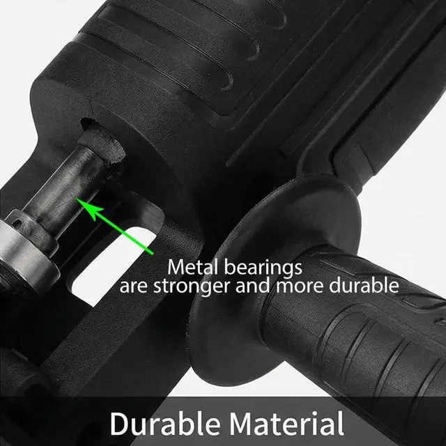 Alt view image 3 of 5 - Reciprocating Saw Adapter, Upgrade Electric Drill Reciprocating Saw Adapter with Cordless Adapter Set and Black Handle For Durability