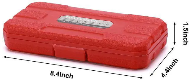 Alt view image 7 of 7 - 13 Pieces 3/8-Inch Drive Shallow Impact Socket Set, 7mm to 19mm, CR-V, Metric, 6 Point, Shallow, 13 Pieces 3/8" Dr. Socket