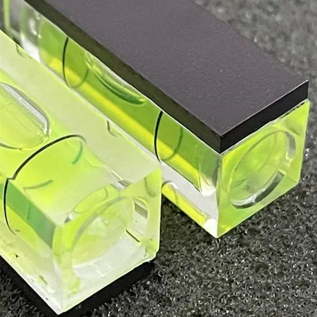 Alt view image 7 of 7 - 6Pcs Magnetic Small Bubble Level 10x10x29mm Mini Square Bubble Spirit Levels Leveling Tools