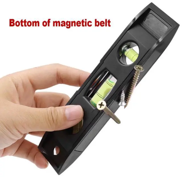 Alt view image 3 of 7 - Magnetic Torpedo Level, Spirit Level 3 Bubble Torpedo Magnetic Measuring Tool (6 inch)