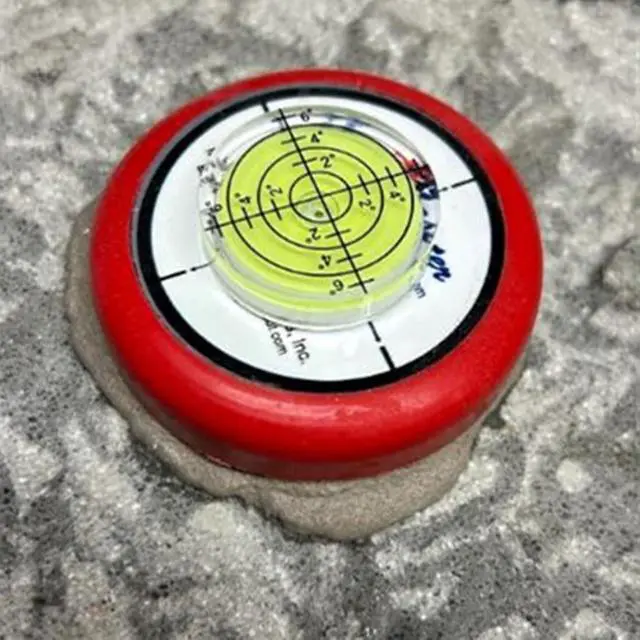Alt view image 5 of 6 - 3Pcs Circular Bubble Level Bullseye Degree Marked Surface Round Spirit Levels Measuring Tool for Leveling Phonograph, Camera, Turntable, Tripod, Telescope (32X7mm)