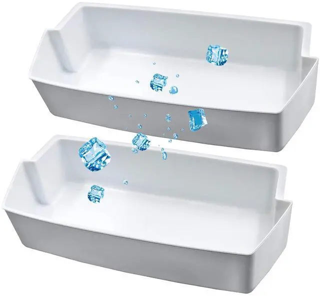 Main image of 2 Pack 2187172 Refrigerator Door Shelf Bin Compatible with Whirlpool Amana Kenmore Replaces WP2187172, 2187172K, 2187194K